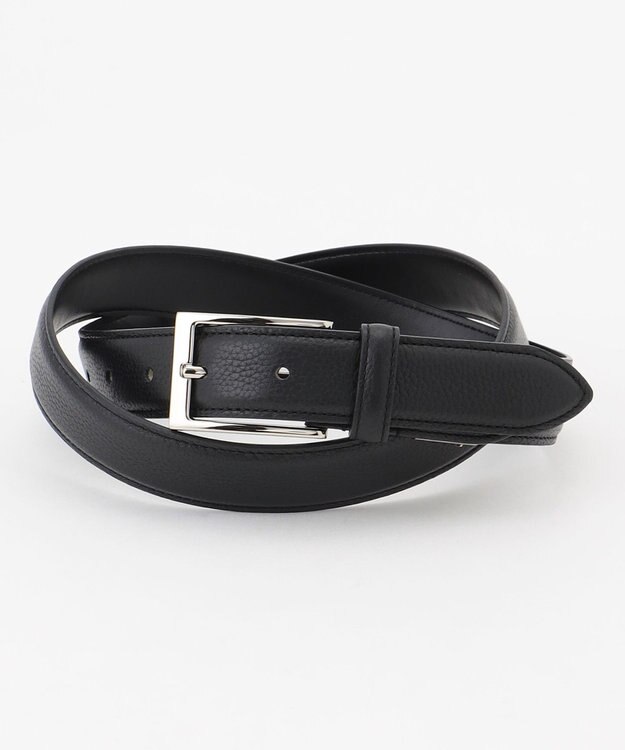 J.PRESS MEN 【定番】シボレザー ベルト ブラック系