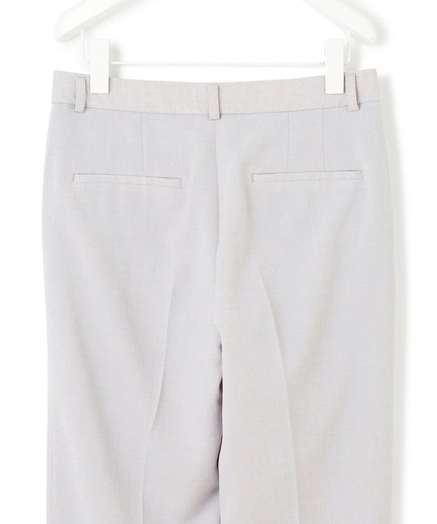 ICB L 【接触冷感・速乾・防シワ・洗える】 レーヨンライクトロ スティックパンツ ライトグレー系