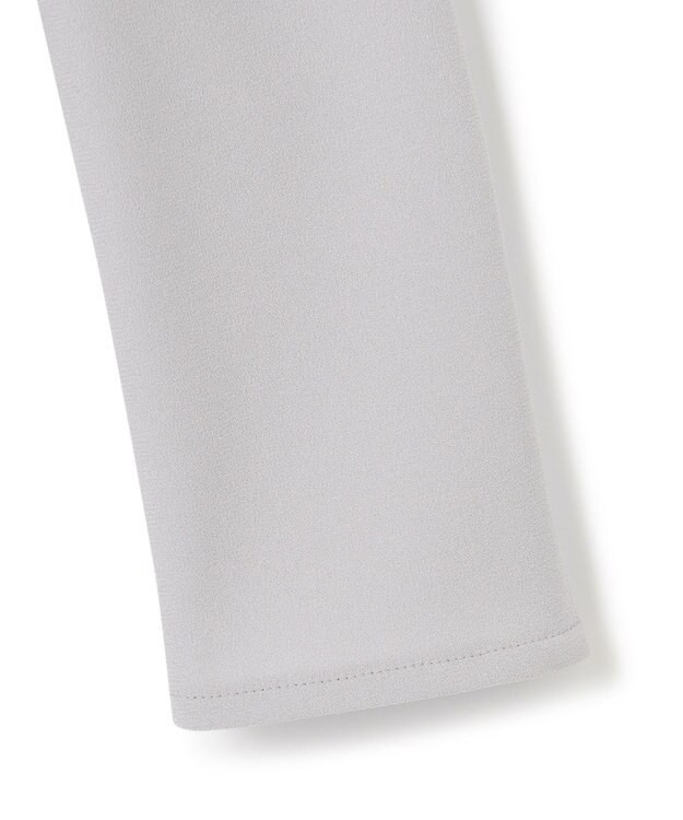 BEIGE， 【L-size】CINDY / ノーカラーロングジャケット Ice blue × White