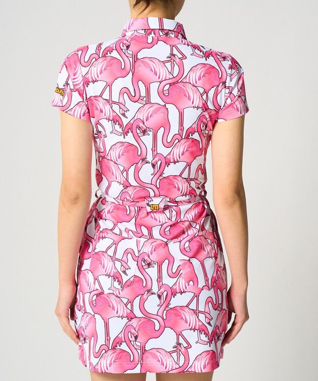 FILA GOLF／marie claire 【Loudmouth】柄ワンピース Pink Panic