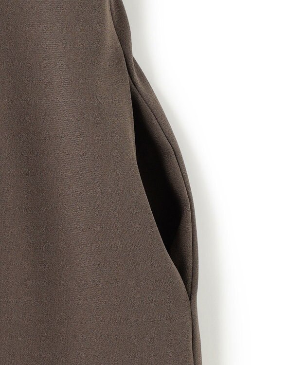 BEIGE， CINDY / クルーネックドレス Mocha×Ecru