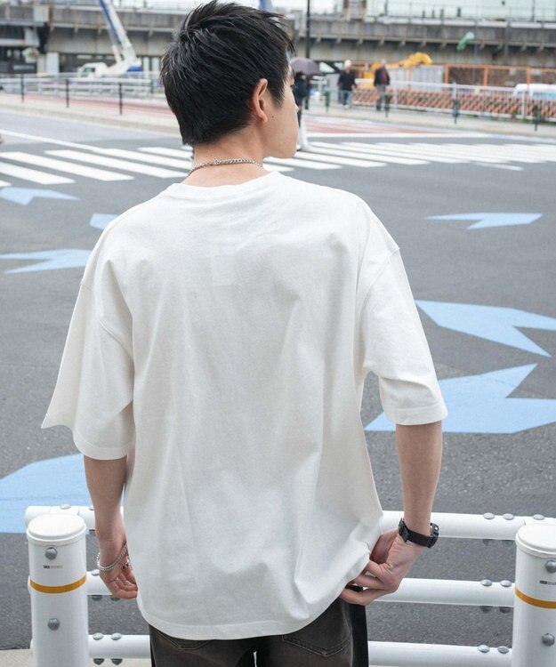 WEGO 【ユニセックス着用ITEM】アクセ付きグラフィックT（SS） ホワイト