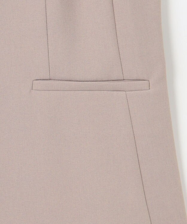 ANY SIS S 【UVカット・接触冷感・吸水速乾】スマートビューティストレッチ ノーカラージャケット グレージュ