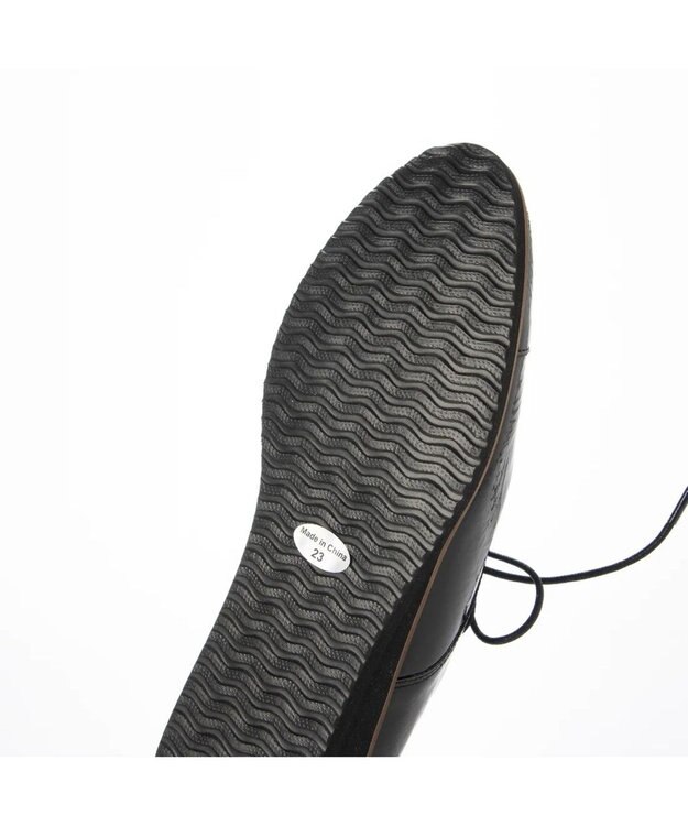 MODE ET JACOMO <D'ICI>ソフトレースアップシューズ ブラックエナメル