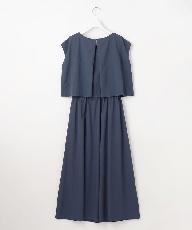 ANY SIS L 【撥水・UVカット】ウォーターサイド ワンピース ダルブルー