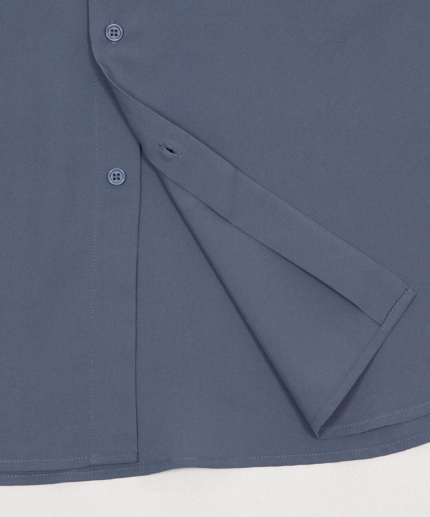 WEGO ワンポイントルーズシャツ（LS） ブルーその他