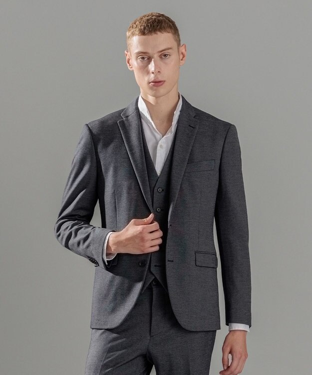 JOSEPH HOMME 【LEON 掲載】ウーステッドモックロディ ジャケット グレー系