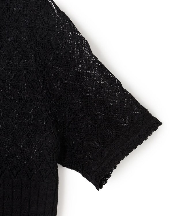 TOCCA 【星風まどかさん着用】SPIDER LACE KNIT レースニットカーディガン ブラック系