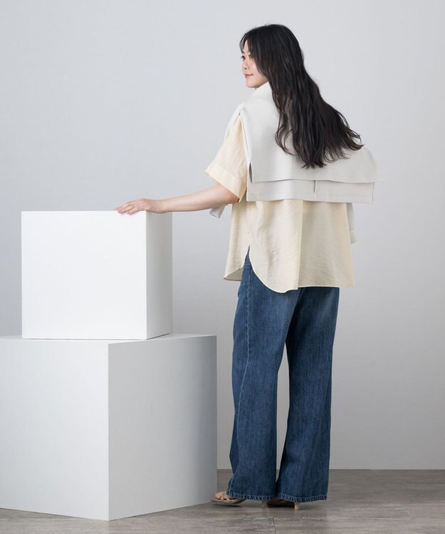 ONWARD Reuse Park 【BEIGE】パンツ秋冬 ネイビー