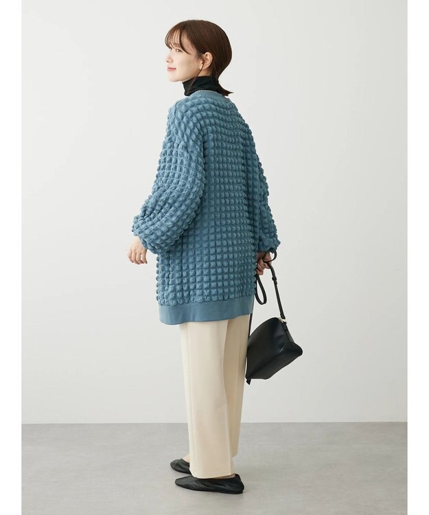 Green Parks ・ＲＡＹ　ＣＡＳＳＩＮ　ポップコーンカーディガン Blue