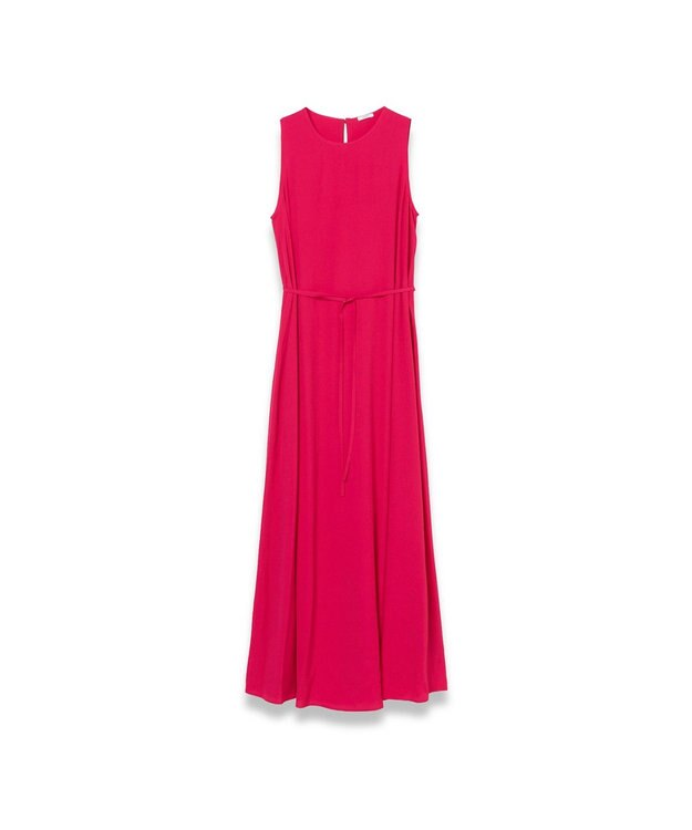 JOSEPH シルクブレンドクレープ　ドレス Fuchsia