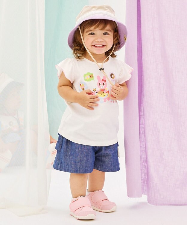 MIKI HOUSE HOT BISCUITS 【14-15cm】 セカンドベビーシューズ ピンク