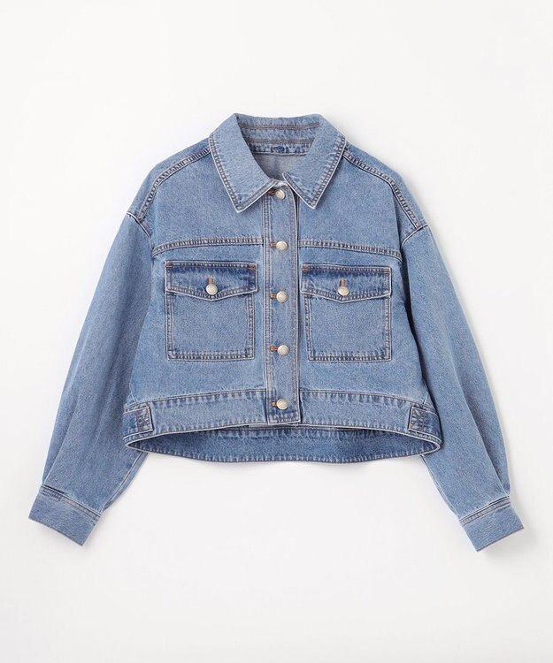 GRACE CONTINENTAL メタル釦デニムジャケット インディゴ