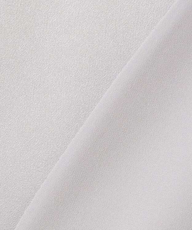 BEIGE， 【L-size】CINDY / ノーカラーロングジャケット Ice blue × White