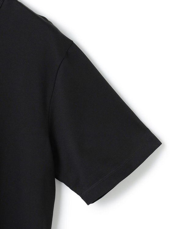 JOSEPH HOMME 【LEON 掲載】スビンソフトジャージー　クルーネック半袖カットソー ブラック系