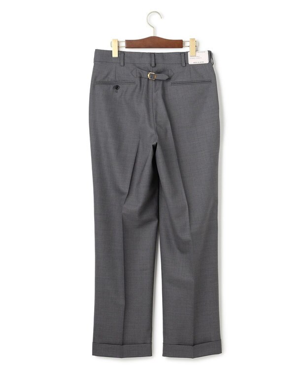 J.PRESS MEN 【J.PRESS ORIGINALS】Peppin Mertno Tropical Piped Stem Trousers / Japan Made ライトグレー系