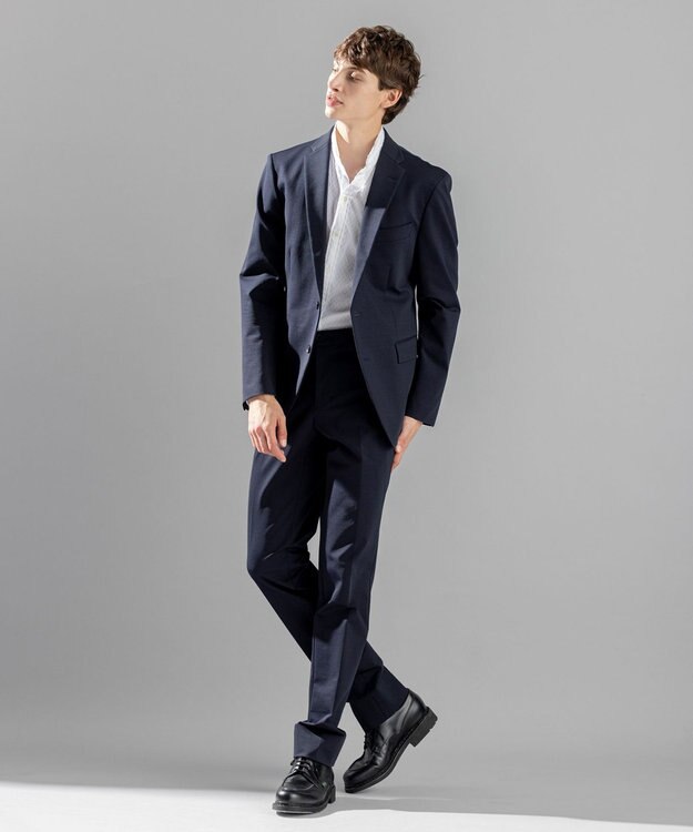 JOSEPH HOMME コンプレッションジャージー ジャケット ネイビー系