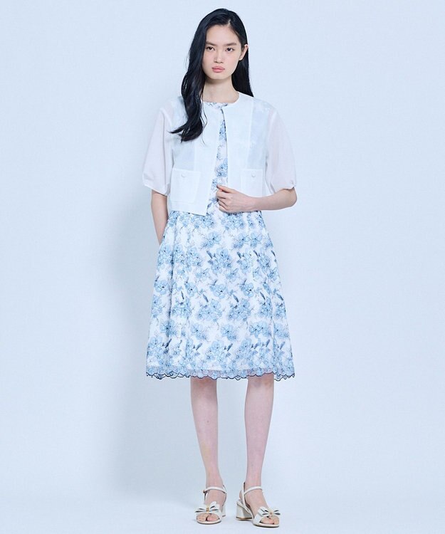 TOCCA AZURE WING ドレス スカイブルー系7