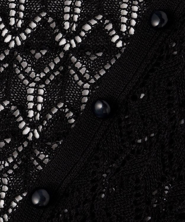 TOCCA 【星風まどかさん着用】SPIDER LACE KNIT レースニットカーディガン ブラック系