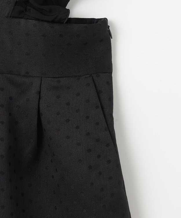 Feroux 【大好評につき追加生産決定！】フリルショルダードット サロペット ブラック系1