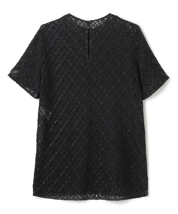 uncrave ジオメトリックレース ブラウス ブラック