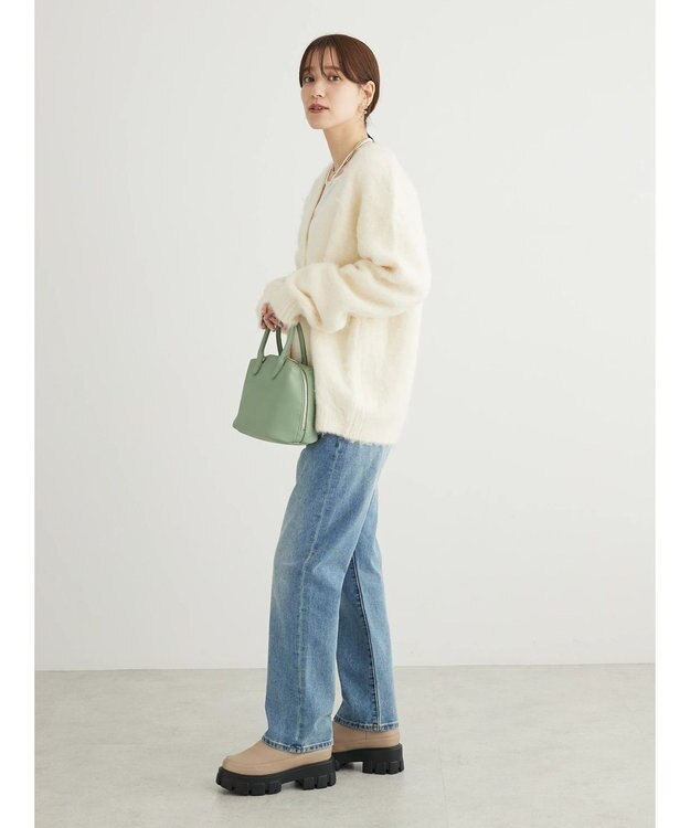 Green Parks ■ＡＪＵＧＡ．×ＧＰ　シャギーニットカーディガン Off White