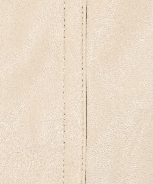 GRACE CONTINENTAL レースアップライダースジャケット ベージュ