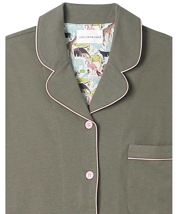 une nana cool 【綿混】ラスティック天竺パジャマ MADE WITH LIBERTY FABRIC OV