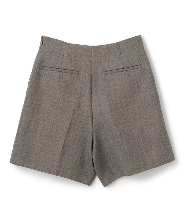 BEIGE， GRANET / ウールリバーショートパンツ Taupe×Ecru