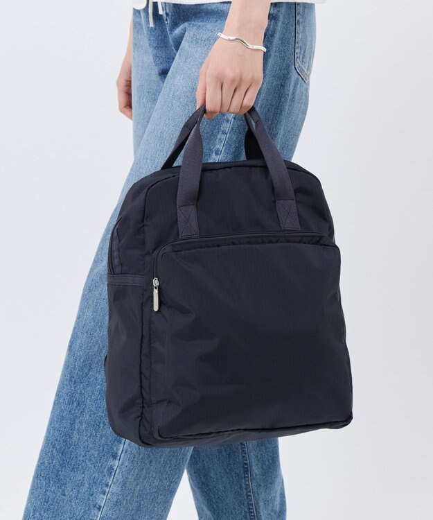 LeSportsac MEDIUM E/W BACKPACK/ディープシーブルー ディープシーブルー