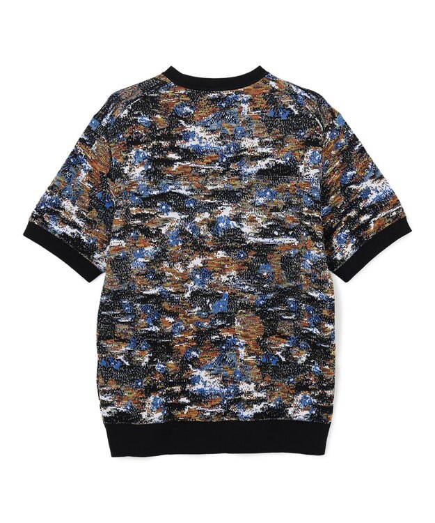 JOSEPH HOMME 【HIGH GRADE LINE】フラワージャガード　クルーネック半袖ニット オレンジ系5