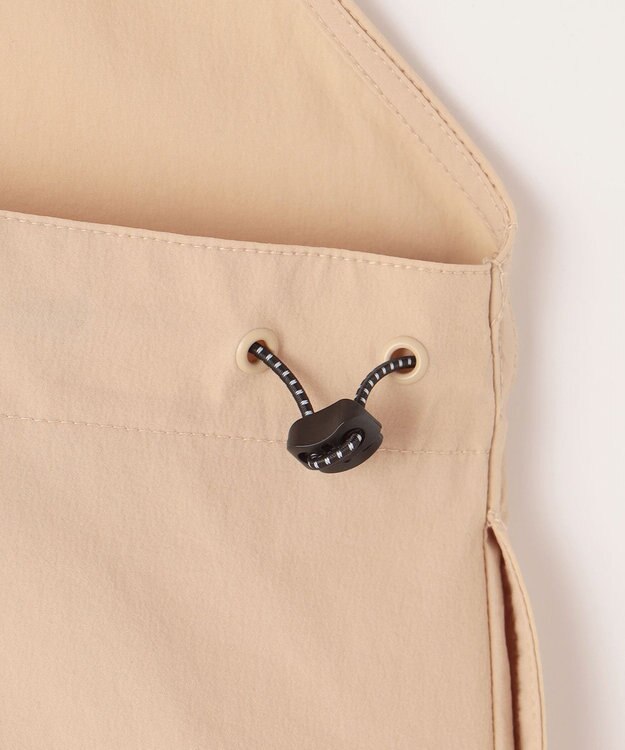 SHARE PARK LADIES 【撥水・UVカット・ストレッチ・軽量 】ナイロンジャンパースカート（S・Mサイズ） ベージュ系