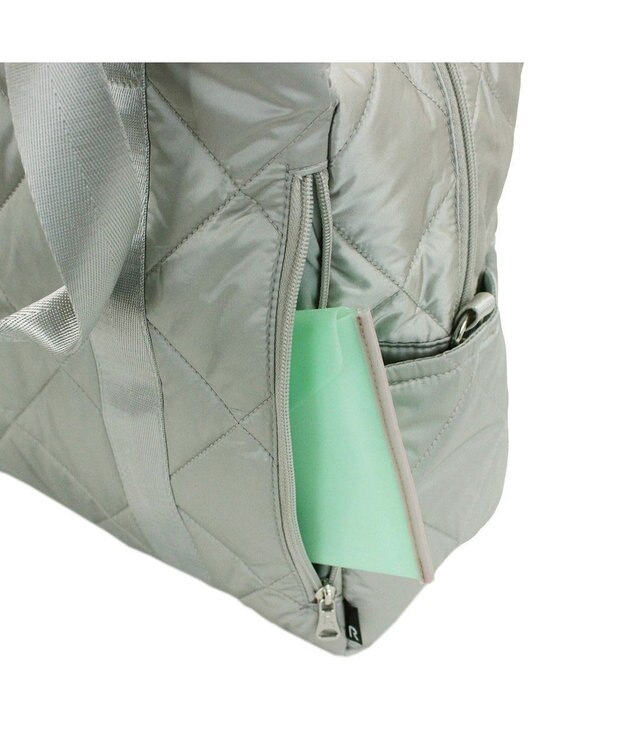 ROOTOTE 1162【大容量:キャリーケース装着可能】SC.グランデボックス.グリスン-A 02：シルバー