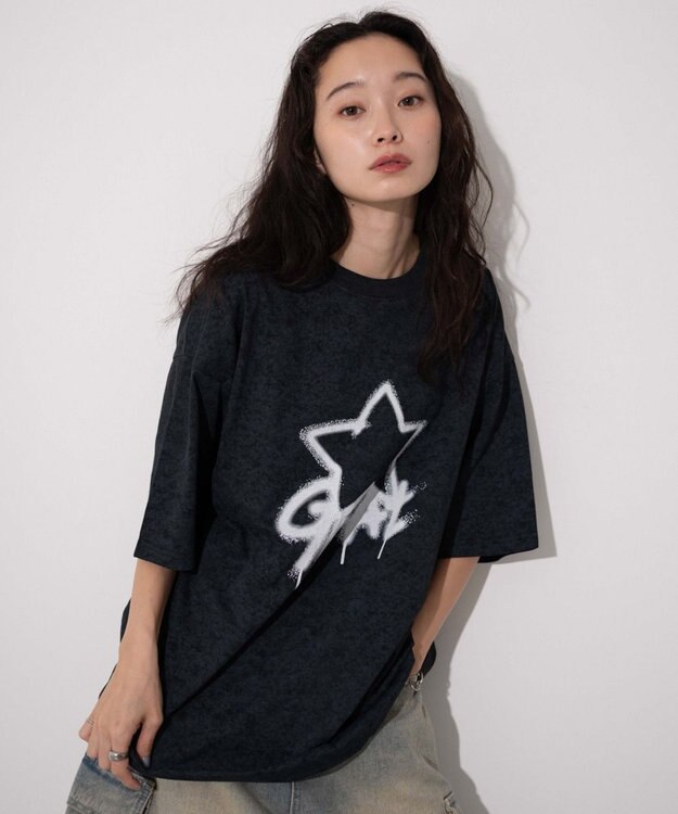 WEGO 【ユニセックス着用ITEM】スノーダイグラフィックT ブラックその他