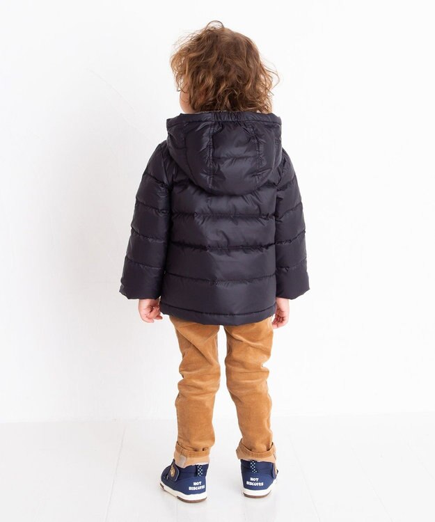 MIKI HOUSE HOT BISCUITS 【80-130cm】 ダウンジャケット 黒