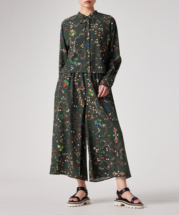 Paul Smith Keepsakeプリント パンツ カーキ