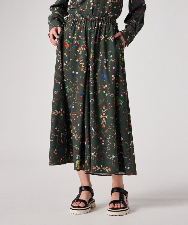 Paul Smith Keepsakeプリント パンツ カーキ