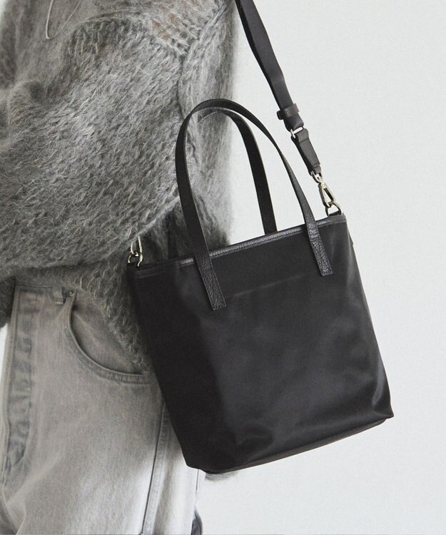 russet リバーシブル2wayトートバッグ(CE-1667) Trv-Black