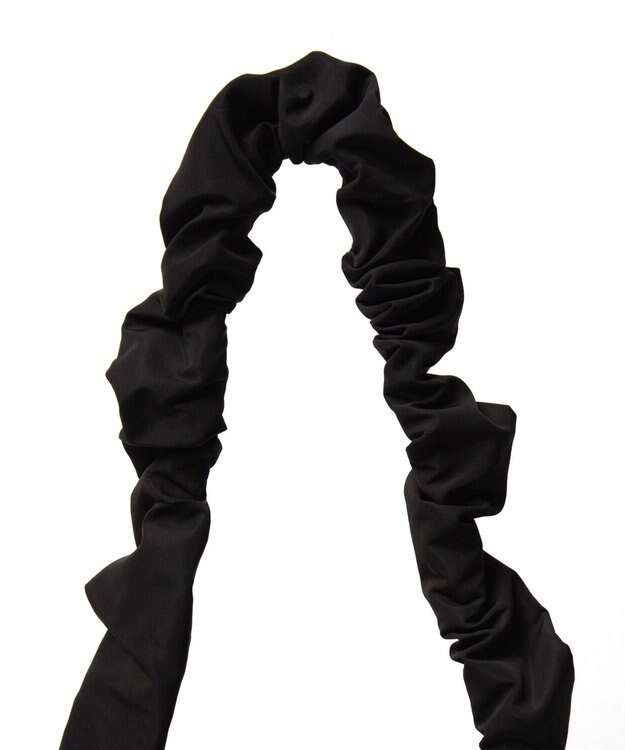 WEGO フリルドロストギャザーショルダー ブラック