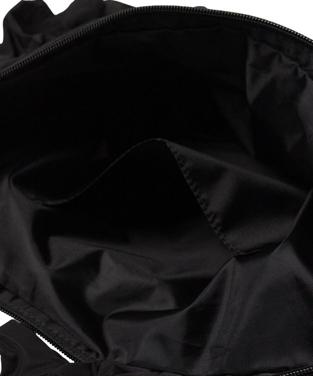 WEGO フリルドロストギャザーショルダー ブラック