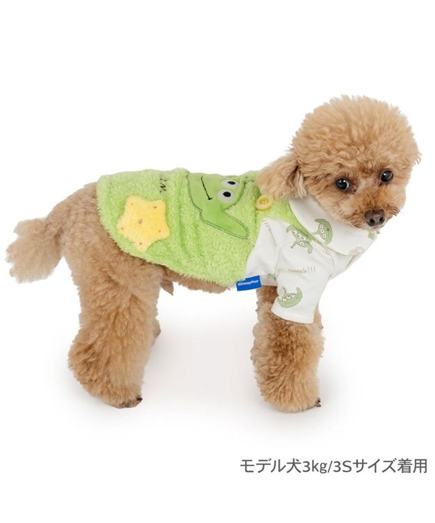 PET PARADISE ディズニー トイ・ストーリー エイリアン 星 トレーナー 小型犬 グリーン
