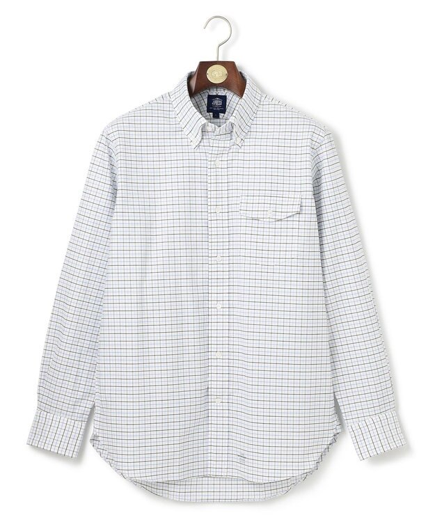 J.PRESS MEN 【定番 / 不変の品格】タッターソール シャツ / ボタンダウン ネイビー系3