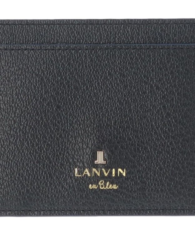 LANVIN en Bleu リム リール付きパスケース ブラック