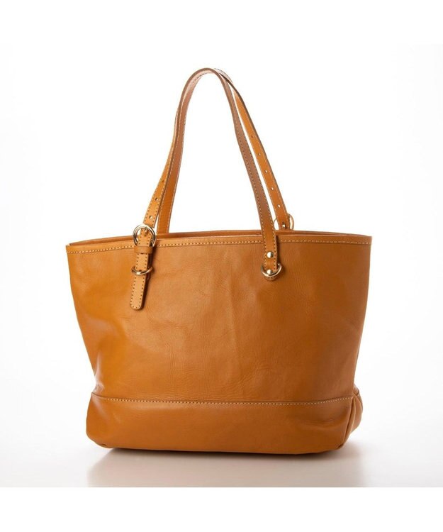 UNBILLION ペルケ perche / 牛革アジャストハンドルA4トート キャメル