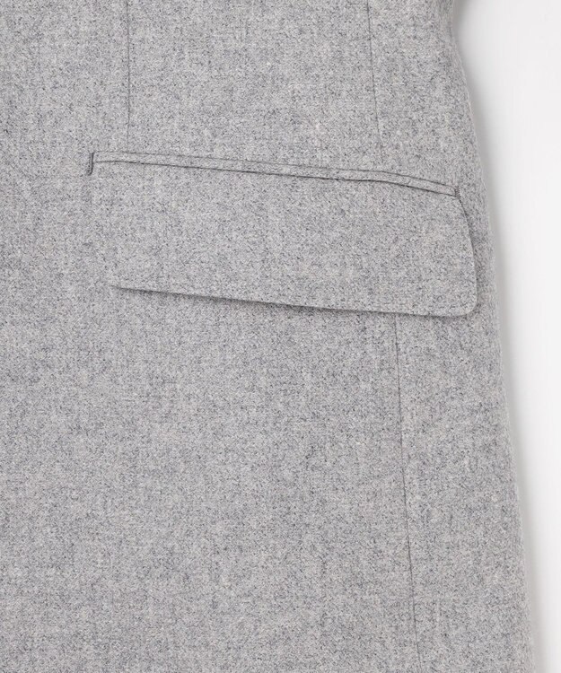 JOSEPH ABBOUD 【キングサイズ・ソフト/JAPANファブリック/LIBERTY柄裏地】ムリネフランネル ジャケット ライトグレー系