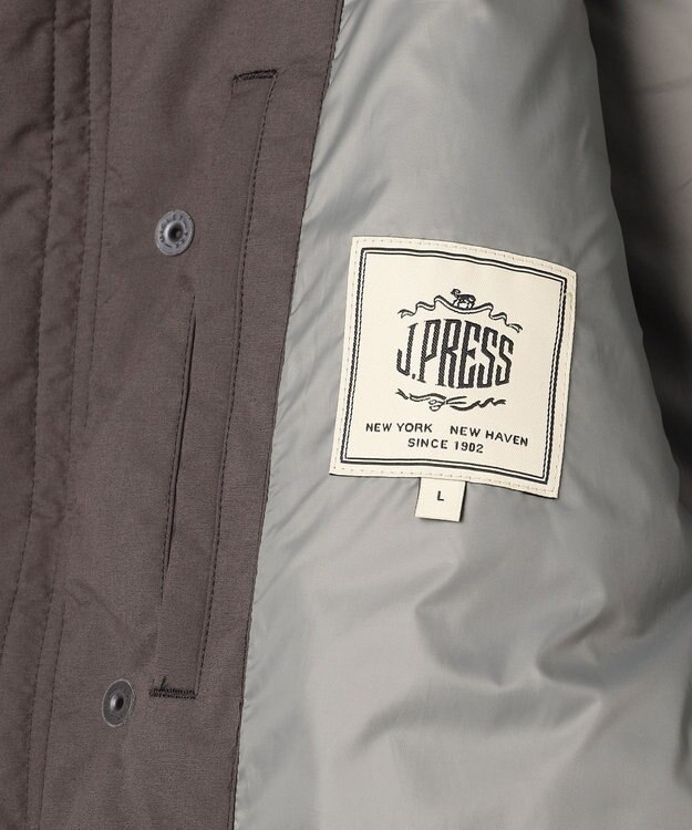 J.PRESS MEN 真冬の上質ドレスダウン【軽量 / 保温性 / 撥水性 / 透湿】ストレッチタフタ ADSモッズダウン コート カーキ系
