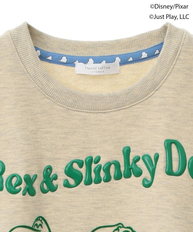 Green Parks トイストーリー／立体ロゴショートプルオーバー Cream