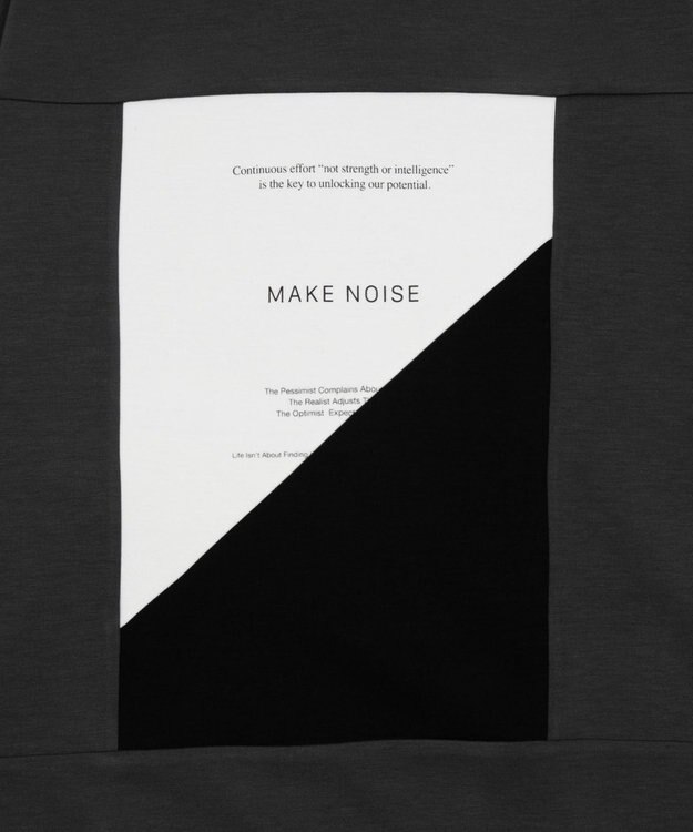 WEGO カラーパネルプルオーバー ブラック中濃色