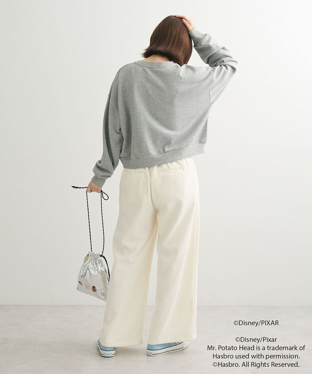 Green Parks トイストーリー／立体ロゴショートプルオーバー Gray Mixture