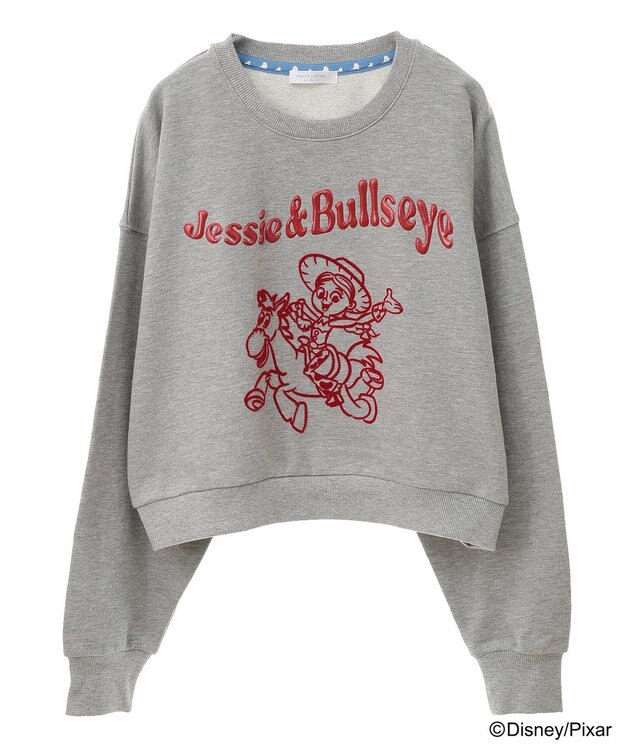 Green Parks トイストーリー／立体ロゴショートプルオーバー Gray Mixture